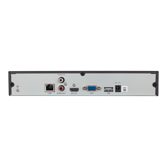 Задняя панель ATIX AT-NVR-2116 (v2e)